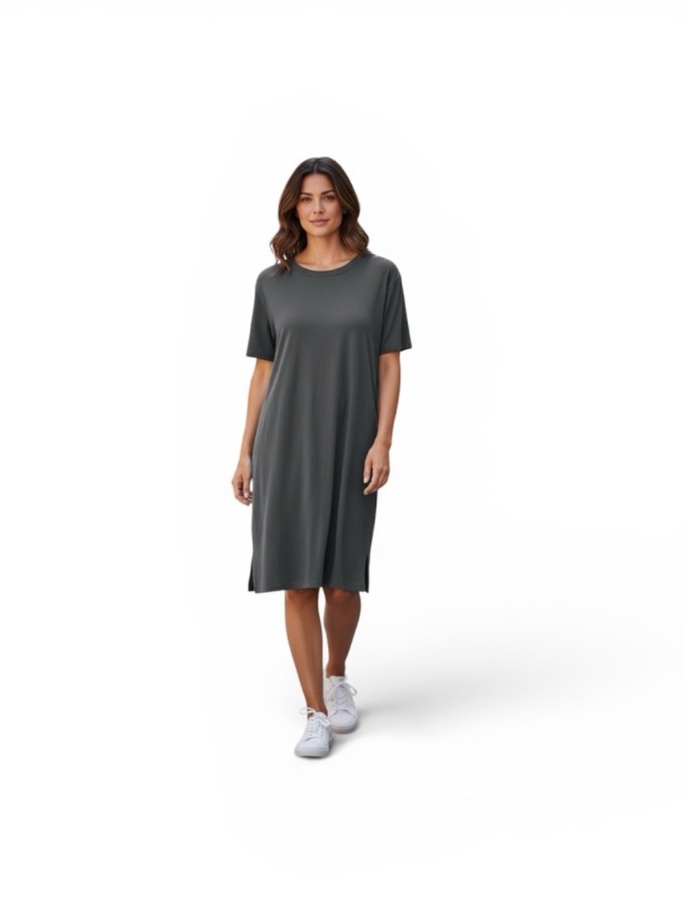 Lululemon Classic-Fit T-Shirt Dress
Gray Eucalypsus exact color second pic